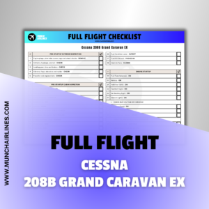 Cessna 208B Grand Caravan EX FULL FLIGHT