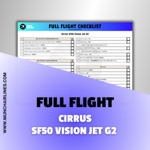 Cirrus SF50 Vision Jet G2 FULL FLIGHT