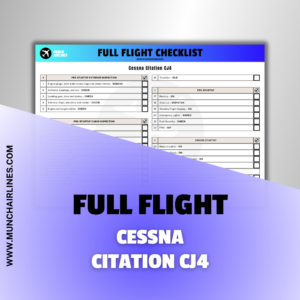 Cessna Citation CJ4 FULL FLIGHT